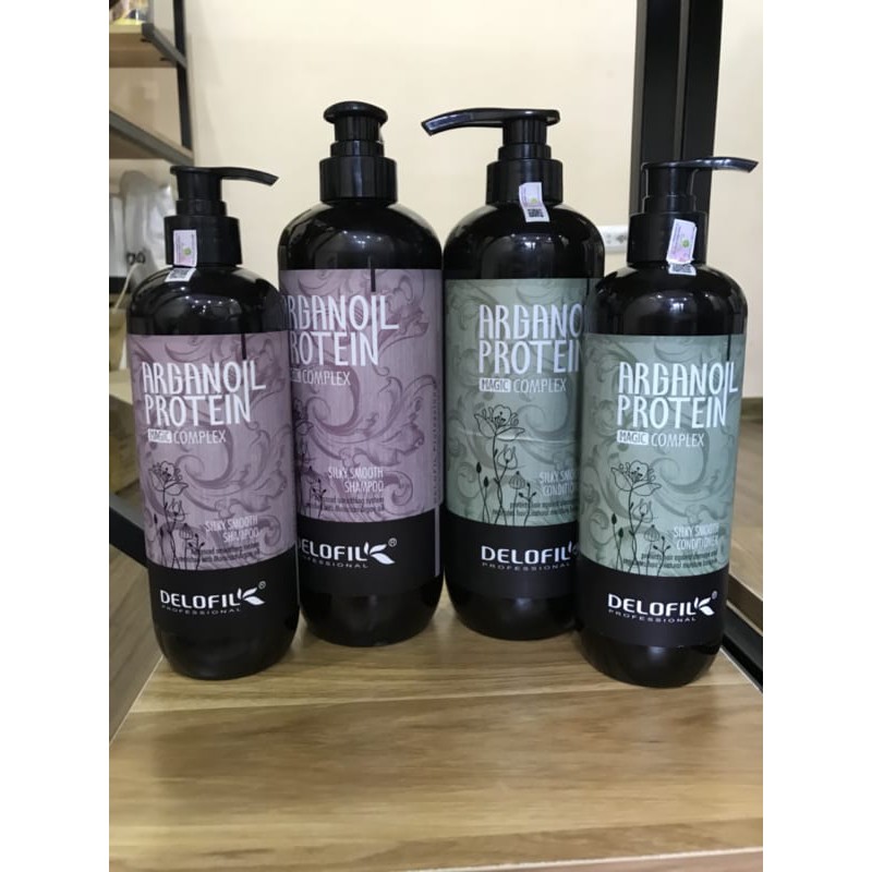 ( cặp dầu gội protrin ) Dầu Gội Arganoil Protein Delofil Dưỡng Ẩm Phục Hồi Tóc Hư Tổn Ngăn Ngừa Gàu 800ml | BigBuy360 - bigbuy360.vn
