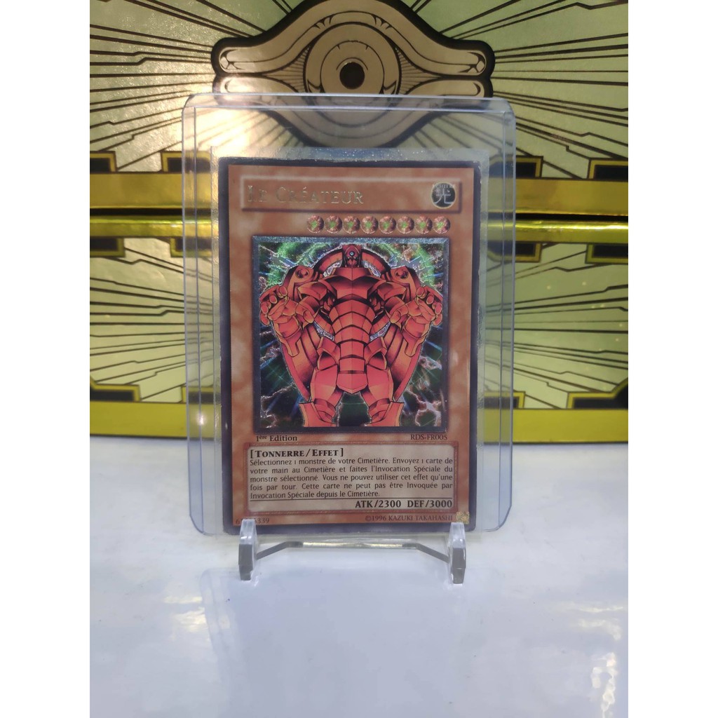 [ Dưa Hấu Yugioh ] Tiếng Pháp - Lá bài thẻ bài The Creator - Ultimate Rare 1st Edition - Tặng bọc bài nhựa bảo quản