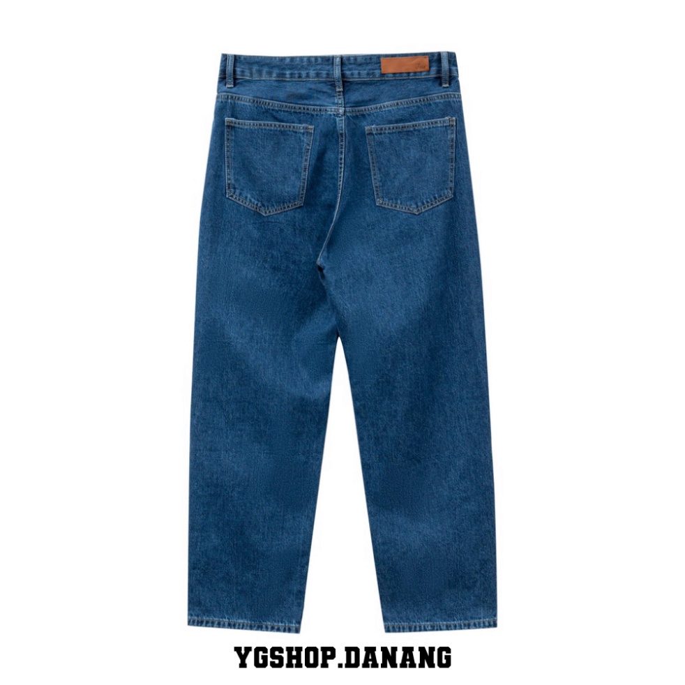 Quần Jeans Ống Rộng Young Green Relaxed Fit Jeans - Retro