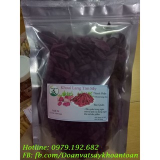 500gr Khoai lang tím nguyên sấy khô