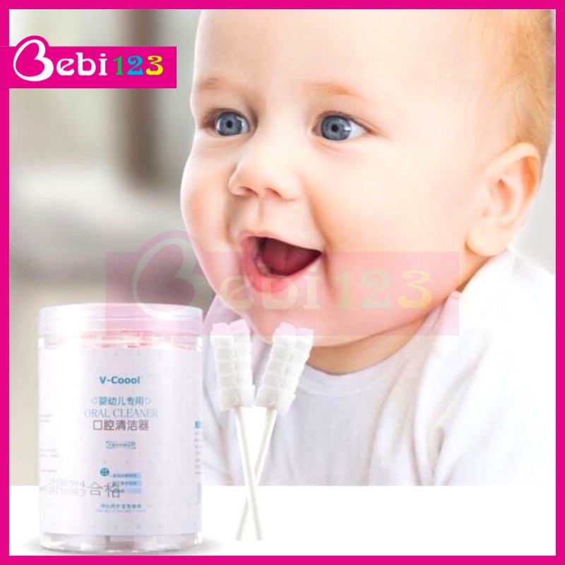 Hộp 30 gạc rơ lưỡi Baby Babuu Nhật Bản cho bé