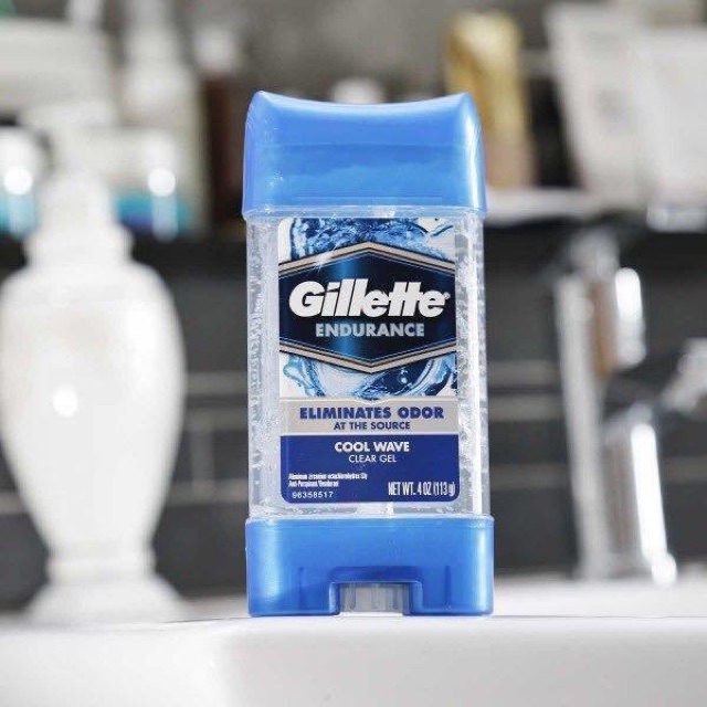 Lăn khử mùi nam Gillette Endurance Cool Wave Clear Gel