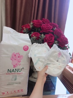 Bỉm quần trần nanu size L 100m