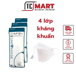 Thùng 300 cái Khẩu trang KF94 hàn quốc chính hãng cao cấp, khẩu trang 4D MASK chống bụi, kháng khuẩn, không mùi