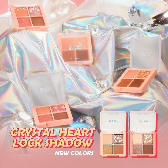 Bảng Phấn Mắt Black Rouge Crystal Heart Lock Shadow