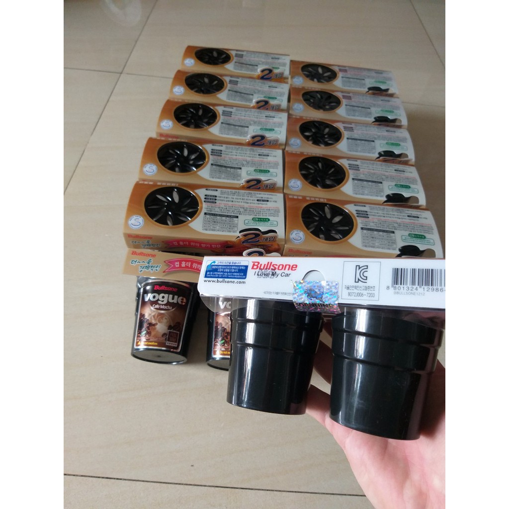 2 Hộp sáp thơm Cafe khử mùi oto - BULLSONE VOGUE CAFÉ MOCHA 130G Khôi Nguyên Auto