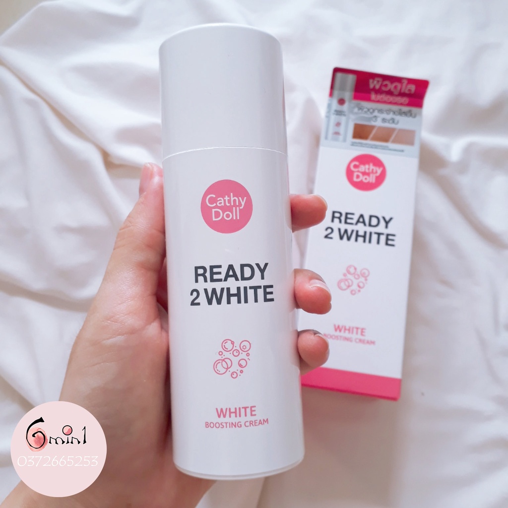 Kem Dưỡng Trắng Da Mặt Cathy Doll Ready 2 White White Boosting Cream 75ml