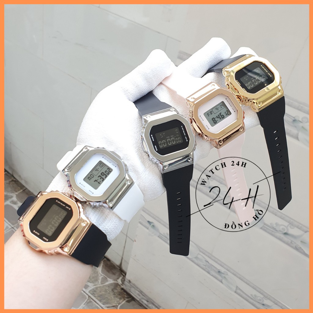 Đồng hồ nam, đồng hồ nữ G S00CK dáng Vuông 2 size khác nhau, điện tử | BigBuy360 - bigbuy360.vn