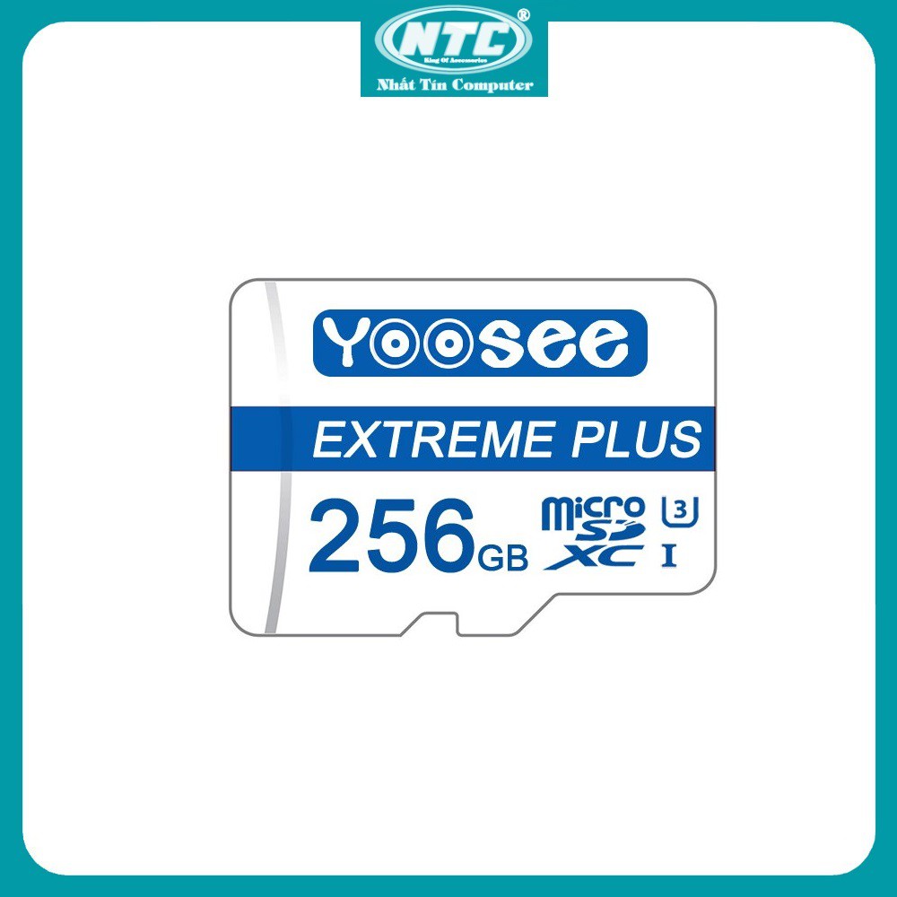 Thẻ nhớ microSDXC Yoosee Extreme Plus 128GB / 256GB UHS-I U3 4K R90MB/s W40MB/s (Xanh) - Nhất Tín Computer