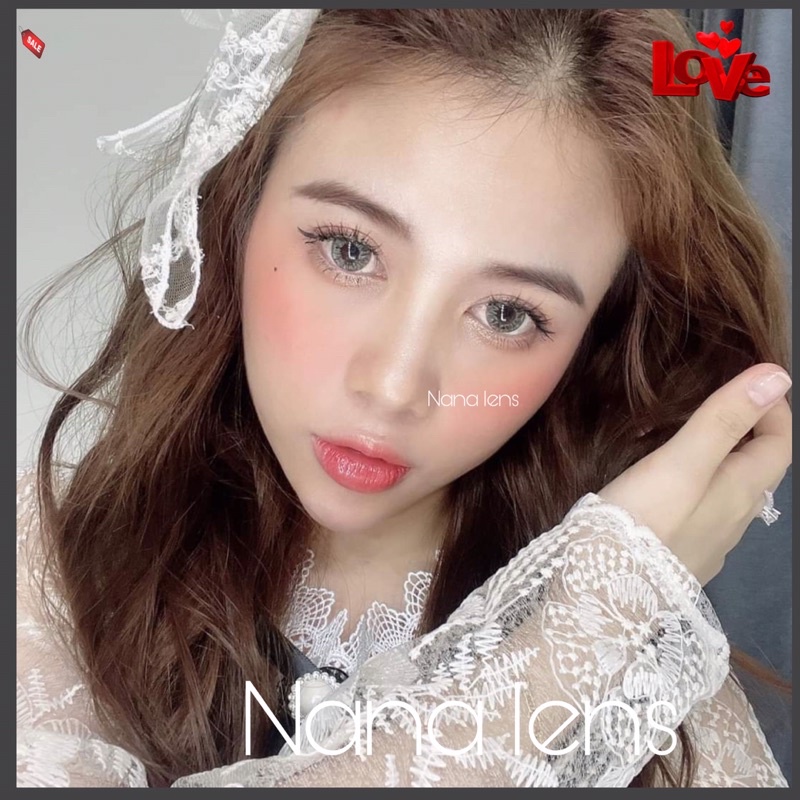 Lens thời trang - Lens xám tây giãn tròng cho đôi mắt to tròn cuốn hút