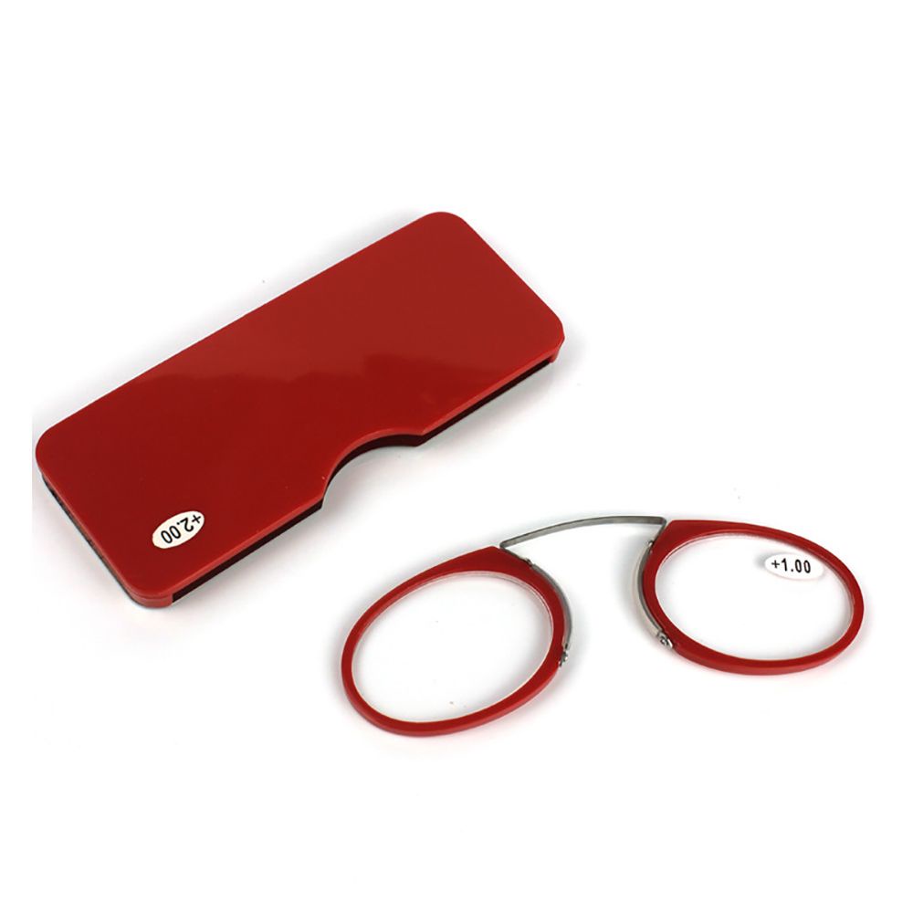 Mắt kính đọc sách mini siêu mỏng bằng kim loại phong cách retro thời trang cho nữ