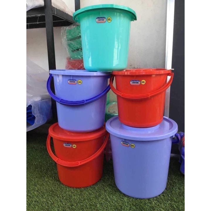 Xô Nhựa Tròn Duy Tân 4L/6L/8L/10L/12L/14L/16L/18L/20L