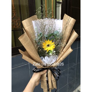 Hoa sáp hướng dương bó 1 bông