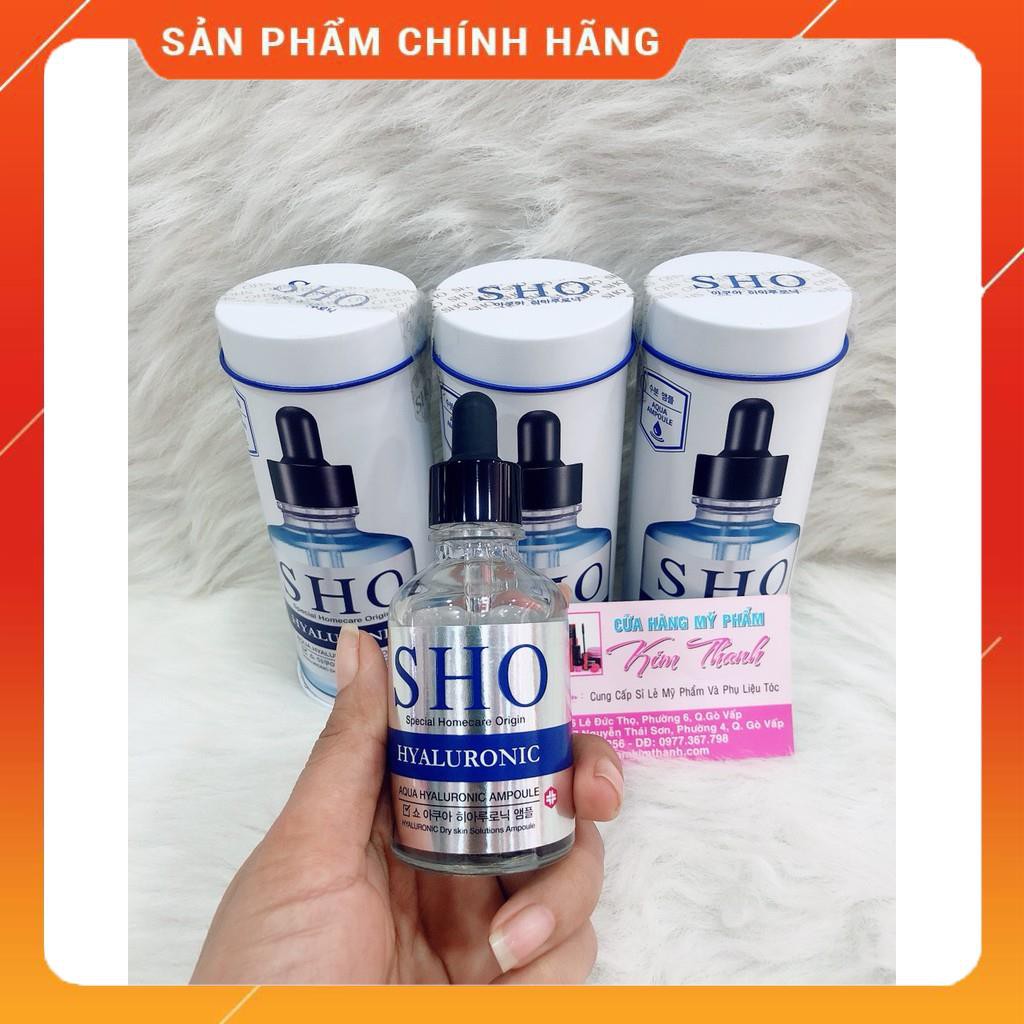 Tinh chất dưỡng da sáng mịn cấp ẩm dưỡng mềm da trắng hồng đàn hồi chống nhăn da SHO Hyaluronic Aqua Hyaluronic Ampoule,