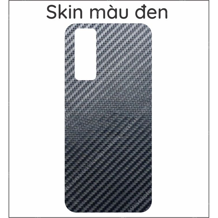 Miếng dán mặt lưng skin carbon Vivo Y53s 4G 5G