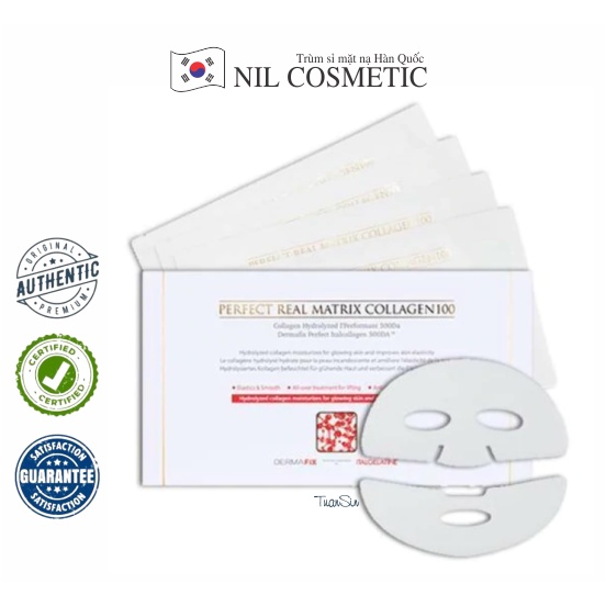 Mặt Nạ Thạch Collagen Tươi Dermafix Mẫu Mới 2021
