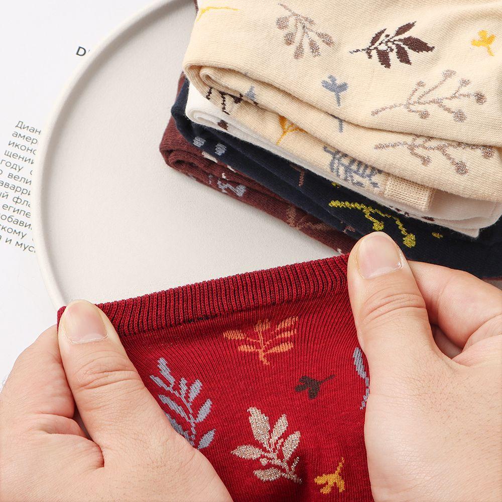 Vớ Cotton Không Đường May In Họa Tiết Phong Cách Nhật Bản