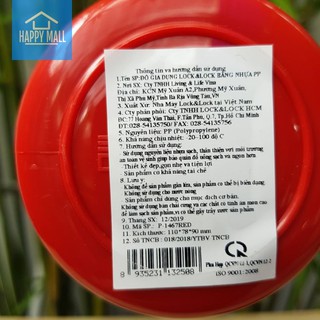 LLY NHỰA MINI CÓ QUAI LOCK&LOCK P-1467