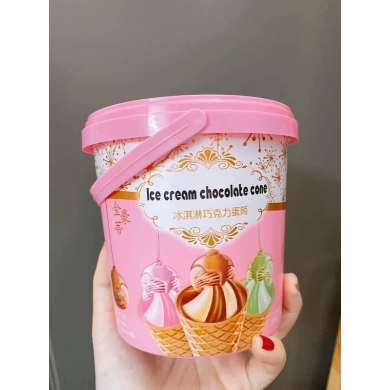 Bánh Ốc Quế Mix 3 Vị Risen Ice Cream Chocolate