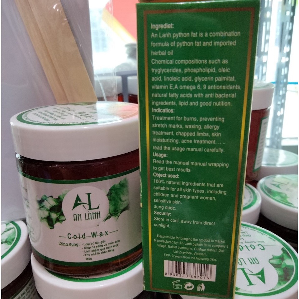 Wax Lông An Lành [ Tặng 50 tờ giấy và 2 que wax Hàng chính hãng]