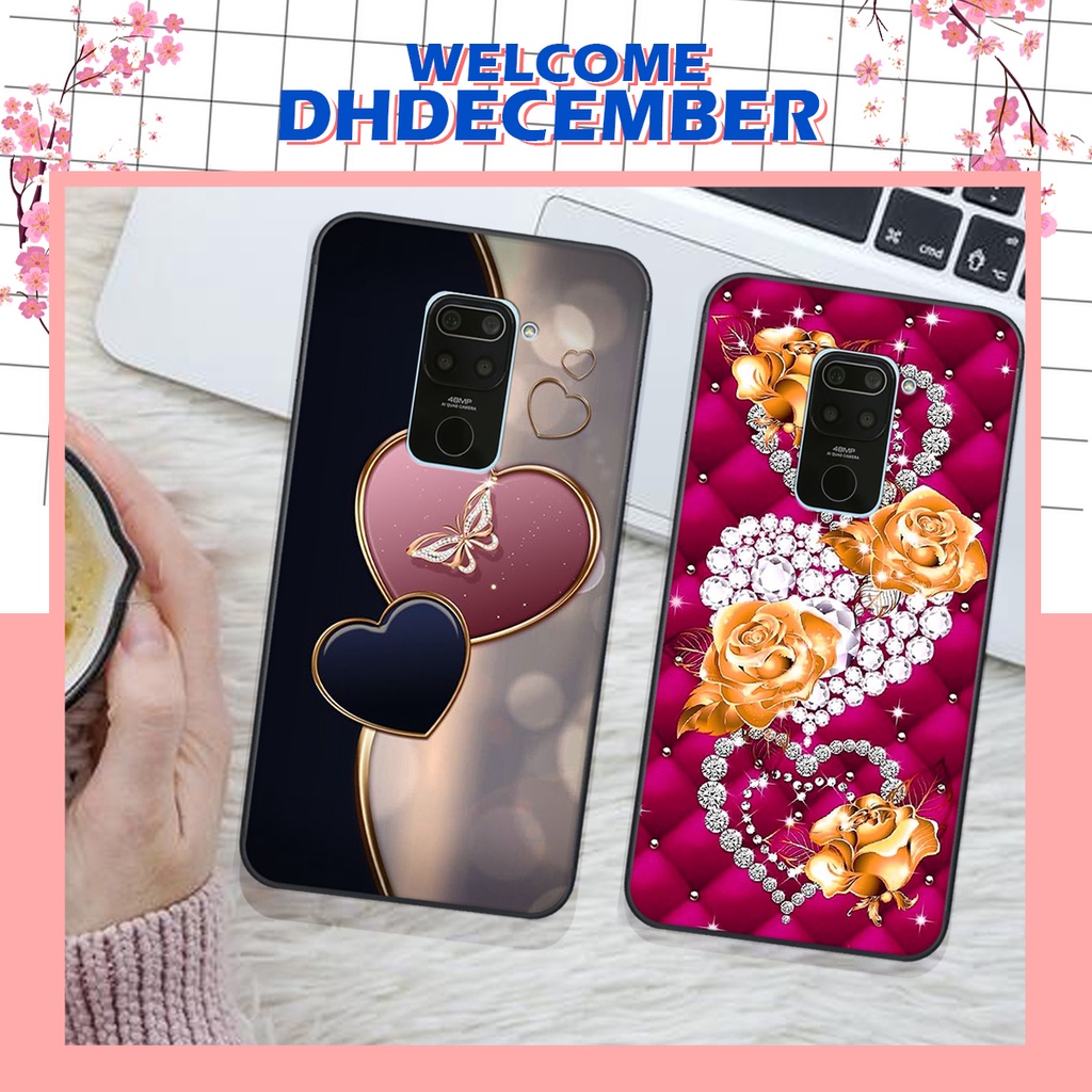 Ốp lưng Xiaomi REDMI NOTE 9 in hình hoa tinh tế , mới mẻ DH DECEMBER