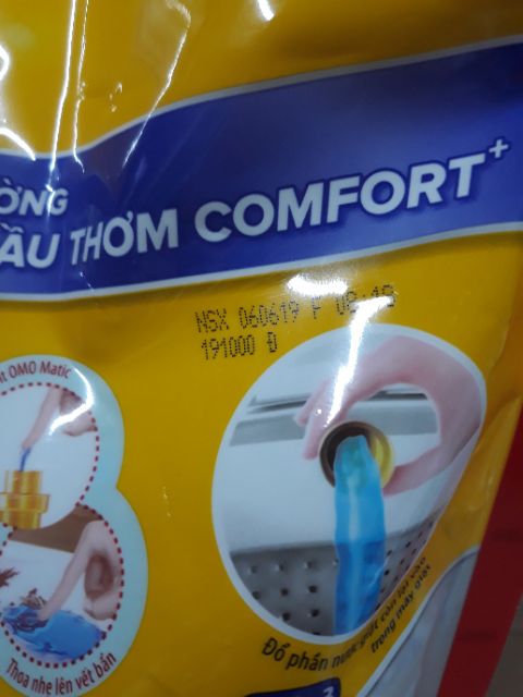 NƯỚC GIẶT OMO MATIC HƯƠNG COMFORT 3.6KG.
