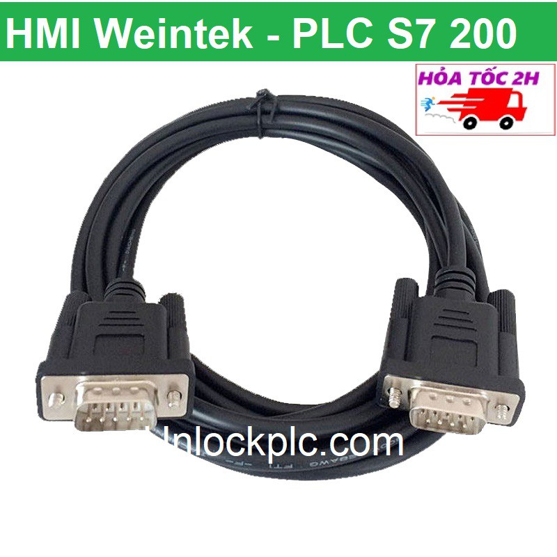 Cáp kết nối HMI Weintek MT6103iP  với PLC Siemens dòng S7-200