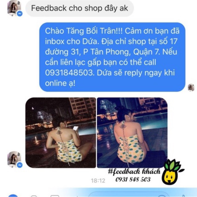 Bikini, đồ bơi 1 mảnh dứa | BigBuy360 - bigbuy360.vn