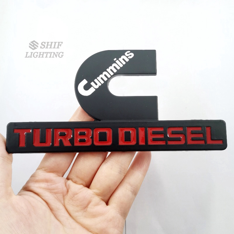 Miếng Dán Logo Diesel Trang Trí Xe Hơi