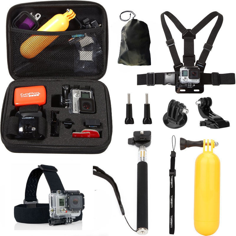 Bộ Phụ Kiện 10 Trong 1 Cho Camera Hành Trình AKASO EK7000 Pro/Brave 4/ V50 Pro/Gopro Hero 9 8 7 6 5 4 3 | BigBuy360 - bigbuy360.vn