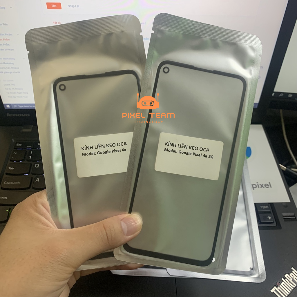 Mặt Kính Màn Hình Google Pixel 4 4a 4a5g 4XL Liền Keo OCA Dành Cho Kỹ Thuật Viên Ép Kính