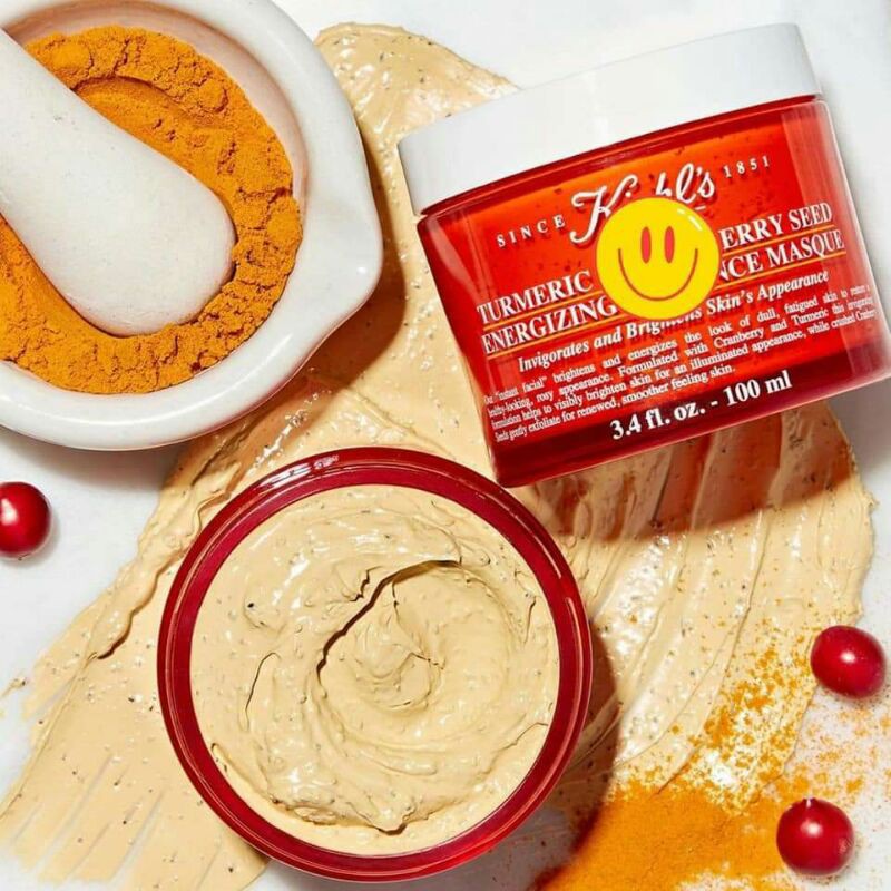 MẶT NẠ NGHỆ KIEHL'S TURMERIC AND CRANBERRY SEED ENERGIZING