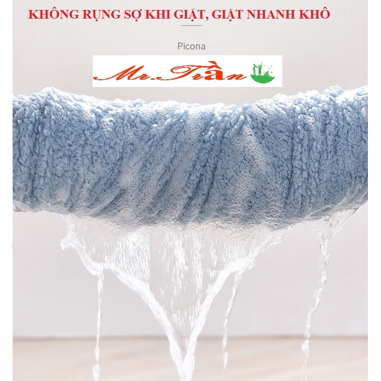 Áo choàng lông cừu cho bé có mũ chùm đầu cũng có thể làm khăn tắm- Mã Thỏ