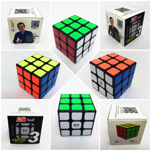 Giảm giá 7 ngày Khối Rubik Rubik Rubik 3x3 QiYi Qi Yi Brain Teaser Toy (Thảm Valk)