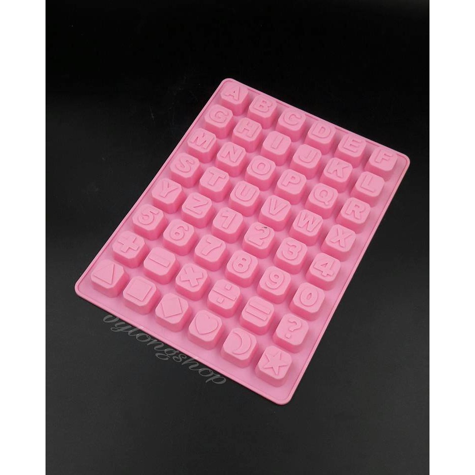 Khuôn silicone số và chữ