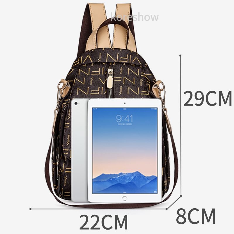 Balo đeo vai bằng da thời trang sành điệu cho nữ