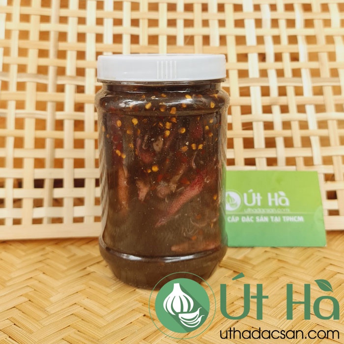 Mắm Mực Bình Định Hủ 500gr Hương Vị Độc Đáo Thơm Ngon - Út Hà Đặc Sản