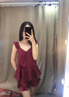 Bộ lụa satin ba lỗ đủ size đủ dáng (chờ may)
