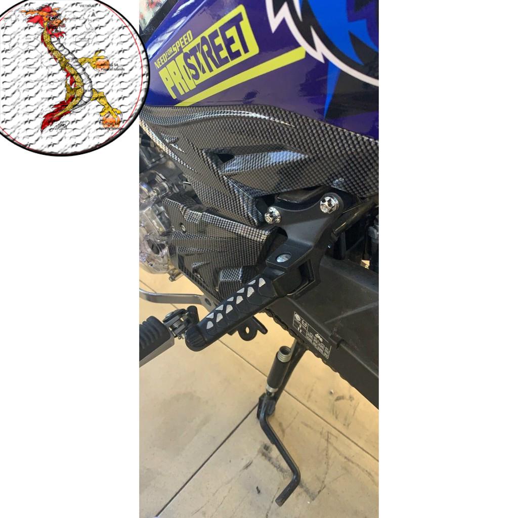 [FreeShip] [Giá hủy diệt] GÁC CHÂN SAU XE MÁY EXCITER 150 MINI,Cặp gác chân sau cho ex150cc có pat pô gắn vừa cho xe zin