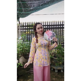 SÉT BÀ BA VẢI LỤA PHOM CHUẨN ĐẸP