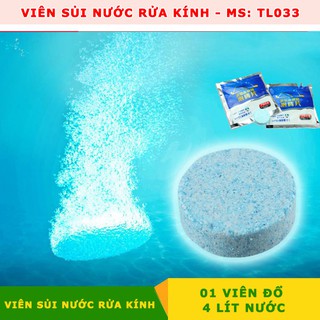 Bộ 10 Viên Sủi Nước Rửa Kính Ô Tô Tiện Lợi Và Nhỏ Gọn