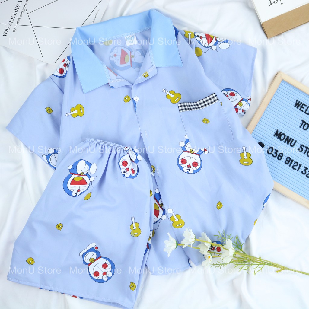 Đồ mặc nhà pijama hoạt hình DORAEMON DOREMON dễ thương cute