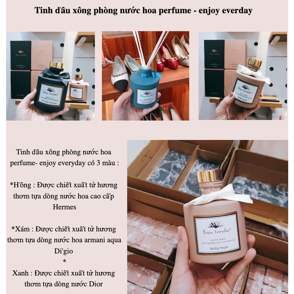 Tinh dầu nước hoa khuếch tán thơm phòng cao cấp Enjoy Everyday Perfume