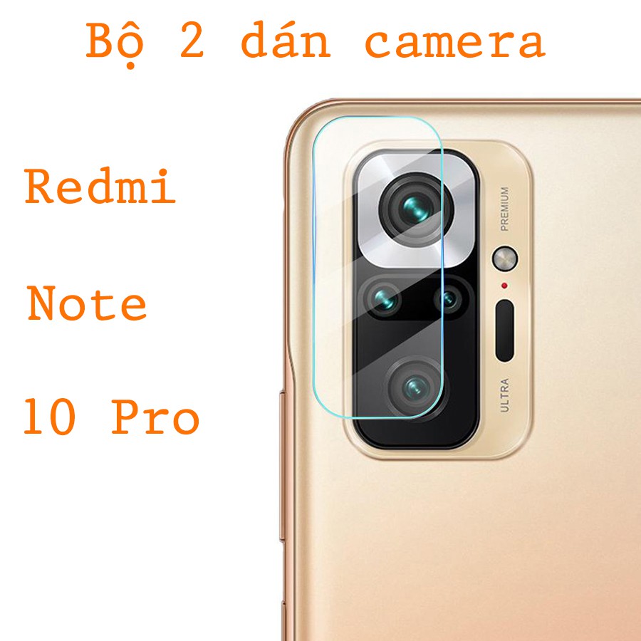 Bộ 2 cường lực camera Redmi Note 10, 10 Pro