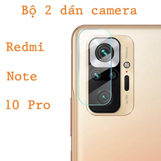 Bộ 2 cường lực camera Redmi Note 10, 10 Pro
