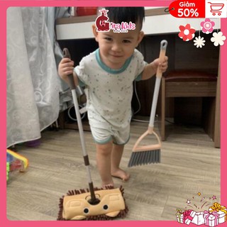 Đồ Chơi Trẻ Em An Toàn, Đồ Chơi Cho Bé Từ 3 Đến 6 Bộ Chổi Lau Quét Nhà Mini Dạy Trẻ Kỹ Năng Làm Việc Nhà GIRAKIDS