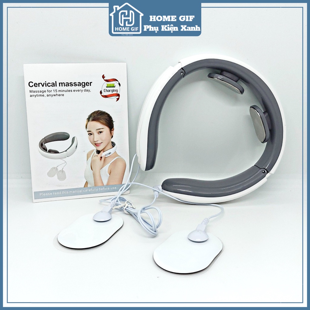 Máy massage cổ vai gáy JT-700 6 chế độ mát xa, làm ấm, rung, giải quyết vấn đề đau mỏi vai, cổ, gáy cho mọi lứa tuổi