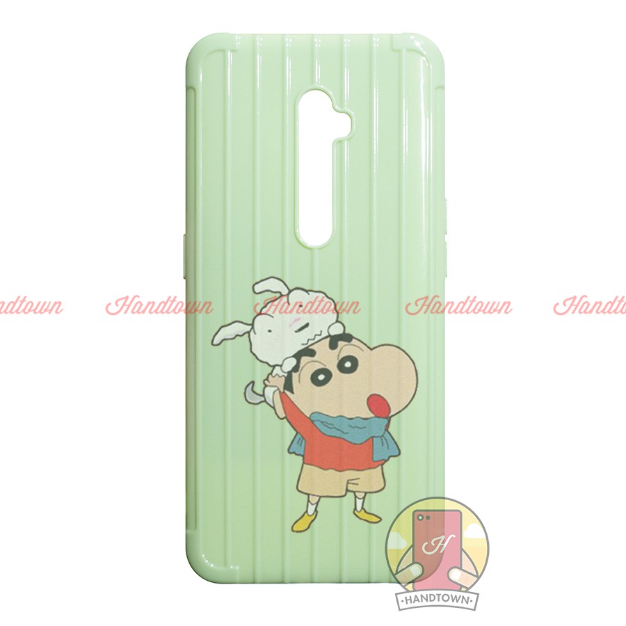 Ốp Lưng TPU Dẻo Vali Chất Sọc Dành Cho Oppo Reno 2 In Hình