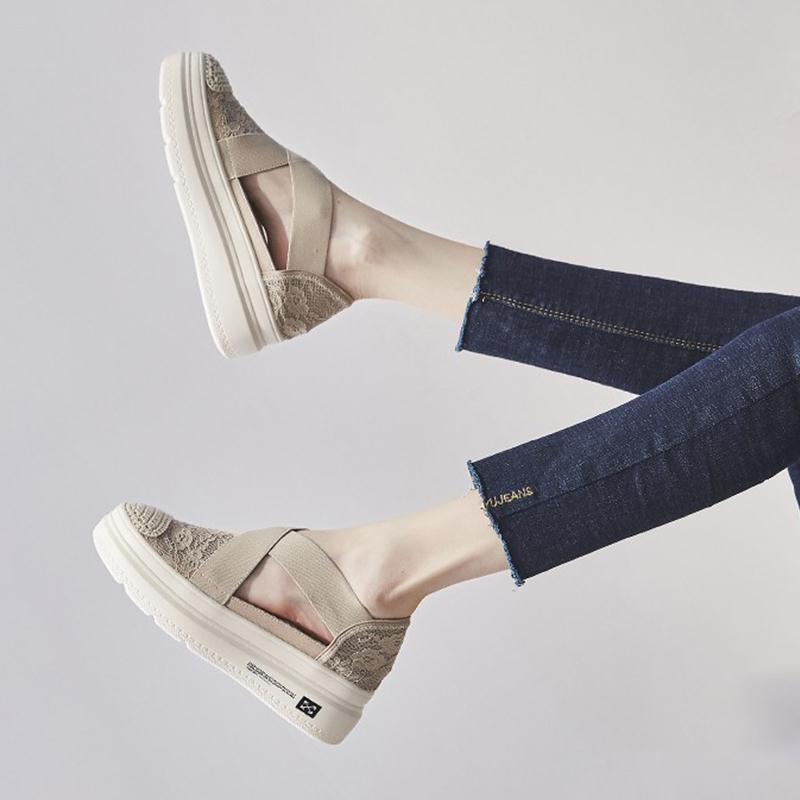 Giày Sandal Đế Xuồng Dày Thời Trang Hàn Quốc 2020 Cho Nữ | BigBuy360 - bigbuy360.vn