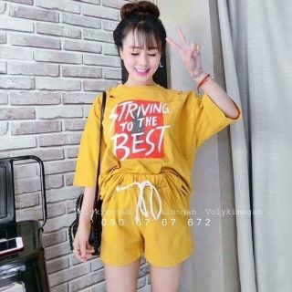 Set bộ đồ thun ngắn BEST
